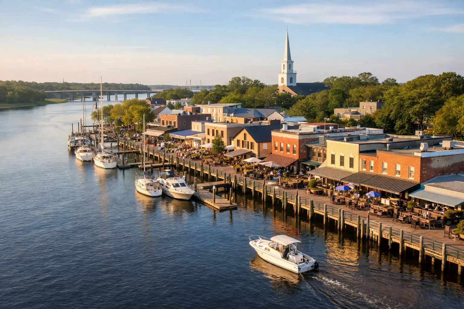 Georgetown, South Carolina Riverfront Downtown