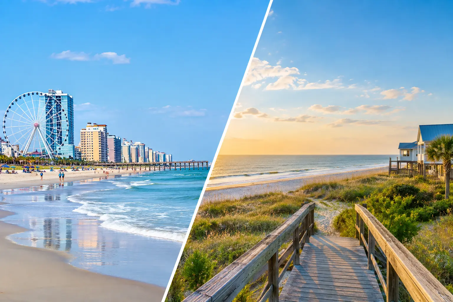 Myrtle Beach vs North Myrtle Beach Living